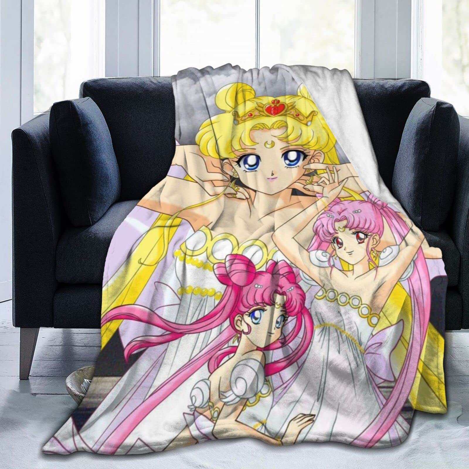 Amazon｜毛布 美少女戦士セーラームーン ブランケット 厚手 フランネル